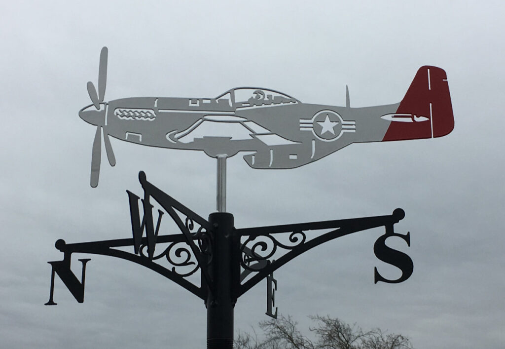 P51 Mustang Weathervane – SS2Metal