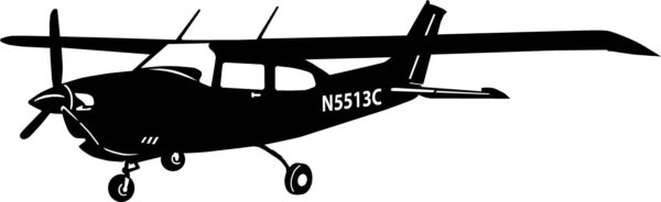 Cessna 210 aircraft with gear down created by Scott Snyder