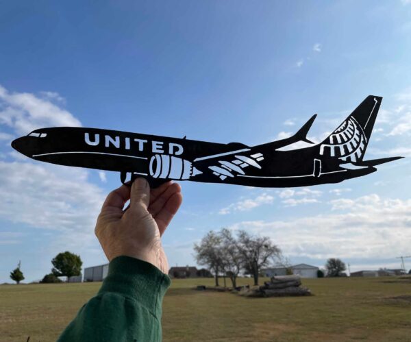 United Airlines 737 weathervane