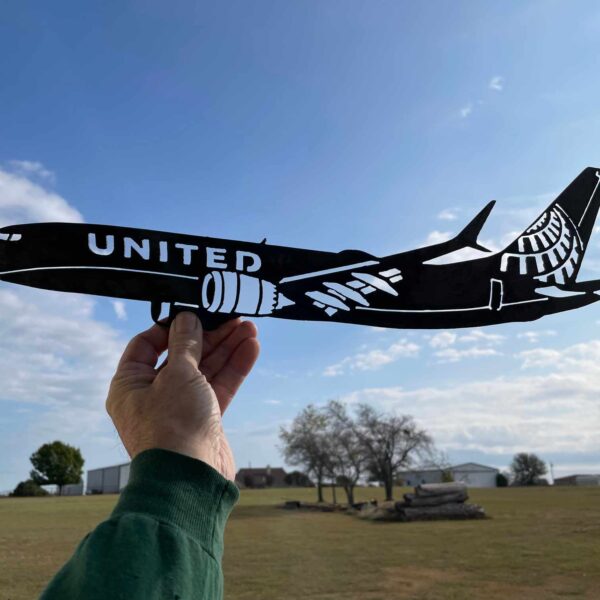 United Airlines 737 weathervane