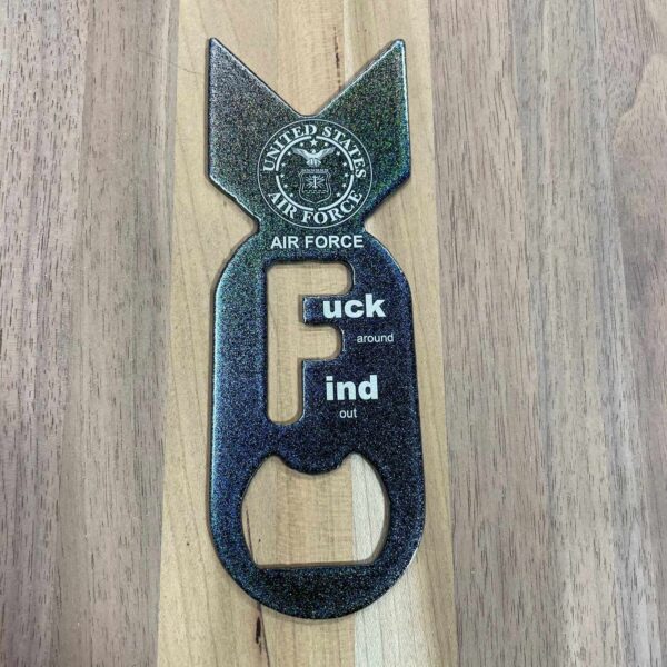 Air force bottle opener