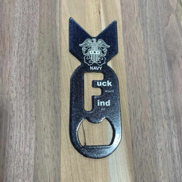 Navy FAFO bottle opener